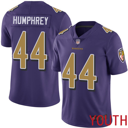 Baltimore Ravens Limited Purple Youth Marlon Humphrey Jersey NFL Football #44 Rush Vapor Untouchable